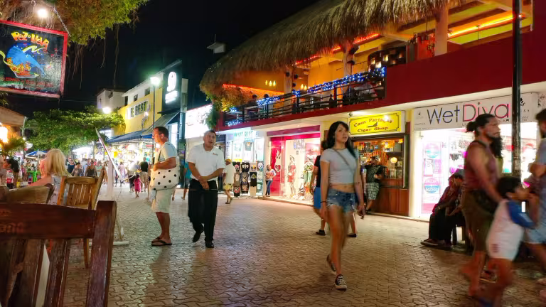 Avenida 5 i Playa del Carmen