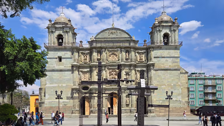 Katedralen i Oaxaca.