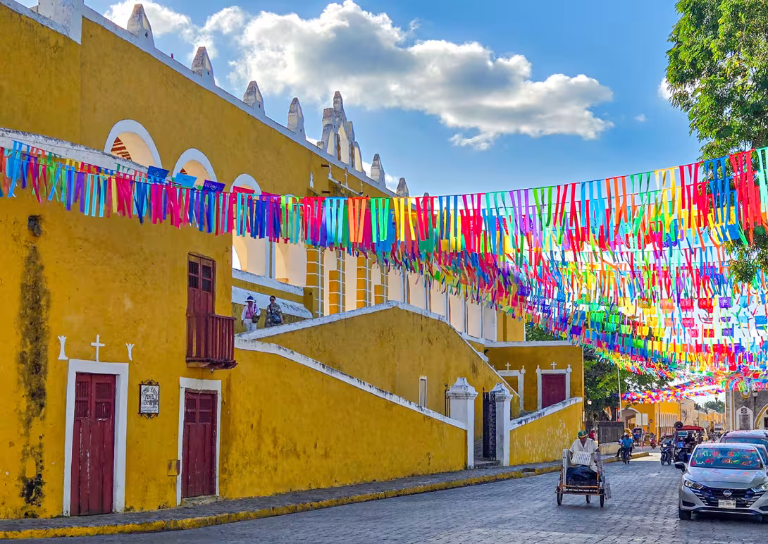 Den magiska byn Izamal, Yucatán, Mexiko. Bild: Henric Carlsson / Mexikanskt